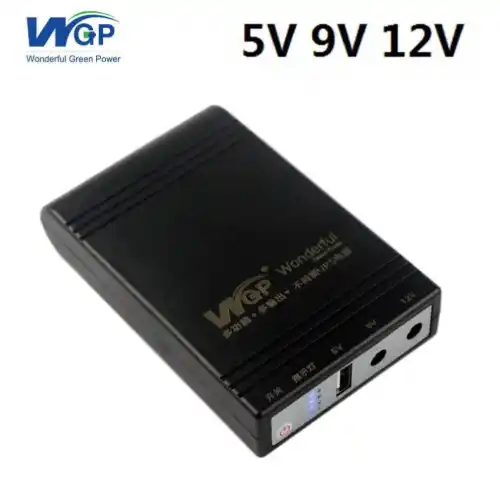 Mini UPS 10400mAh 5V-9V-12V