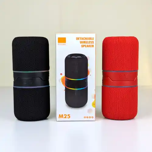 NEW M25 Outdoor Wireless DJ Two-in-one Split Speakers (10W, Bluetooth, LED)