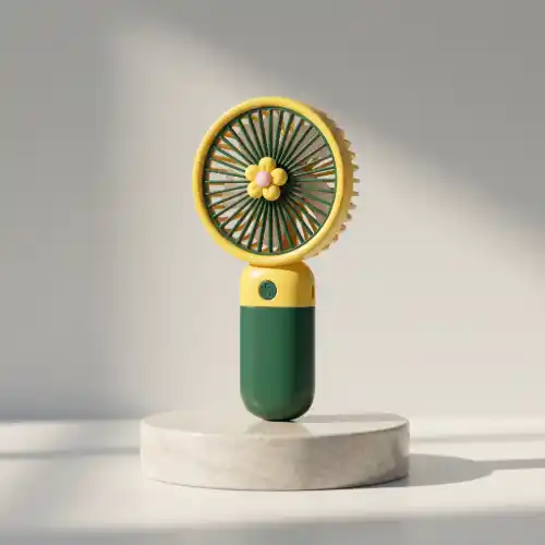 Handheld Portable Desktop Table USB Rechargeable Sports Pocket Mini Fan with Lanyard