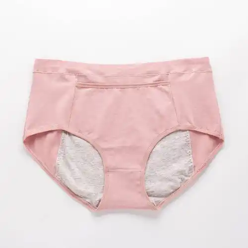 Leakproof cotton panty for women comfortable underwear - (Multicolor)