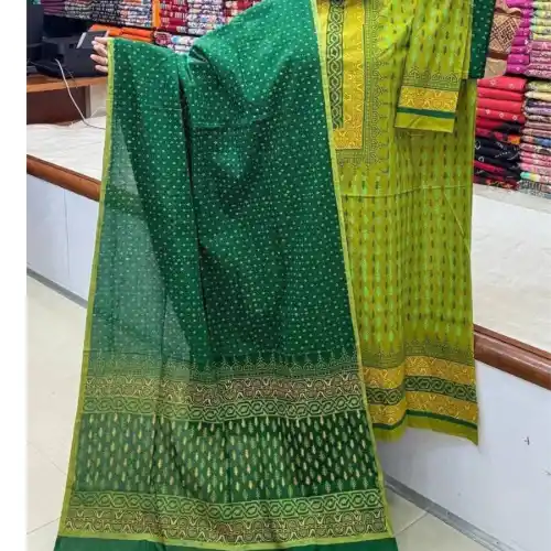 New Exclushive Collection High Qualitiey Cotton Printed Three Piece