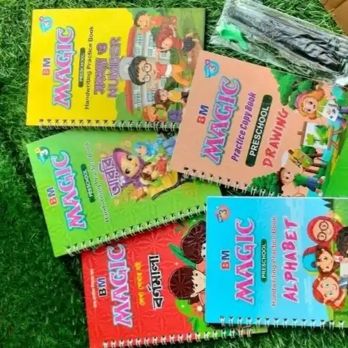 Magic Handwriting Practice Book For kids 5 PCS Set