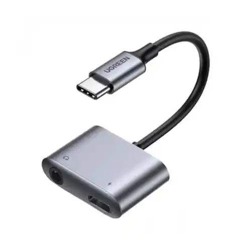 UGREEN CM231 (60164) 2-in-1 USB-C to 3.5mm Audio & Charging Adapter