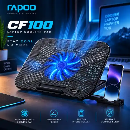 Rapoo CF100 High-Efficiency Laptop Cooling Pad