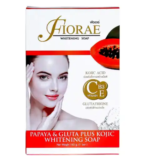 Fiorae Papaya & Gluta Plus Kojic Whitening Soap