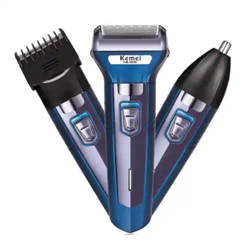 Kemei KM-6330 3-in-1 Hair Shaving Machine Grooming Kit