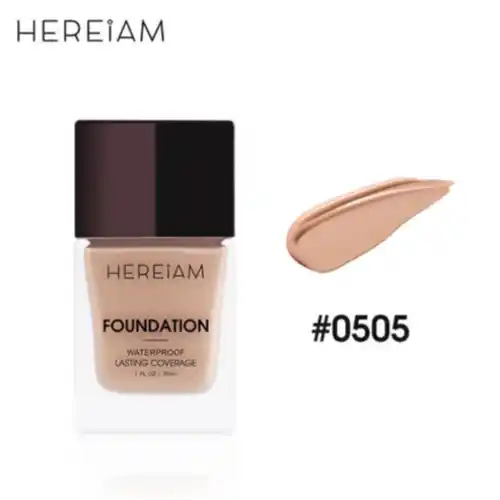 HEREIAM Waterproof Lasting Coverage Foundation (Caramel)