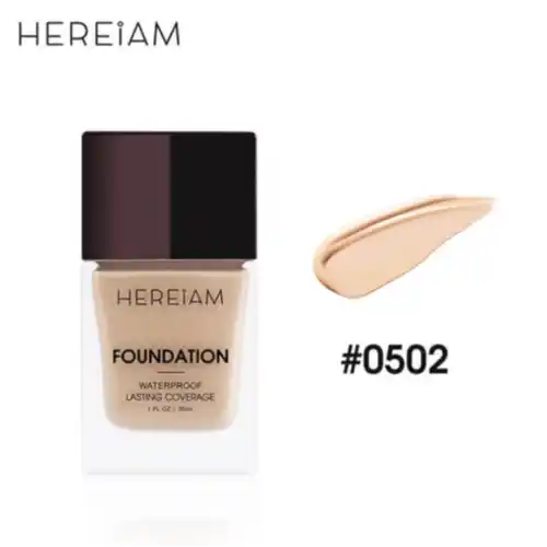 HEREIAM Waterproof Lasting Coverage Foundation (Latte)