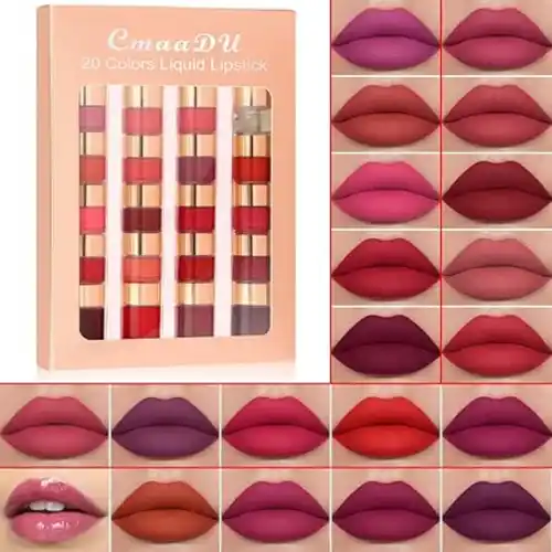 CMAADU 5 In 1 Matte Liquid Lipstick Set