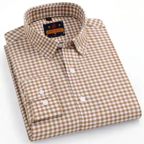 Mens long sleeve Grameen check shirt
