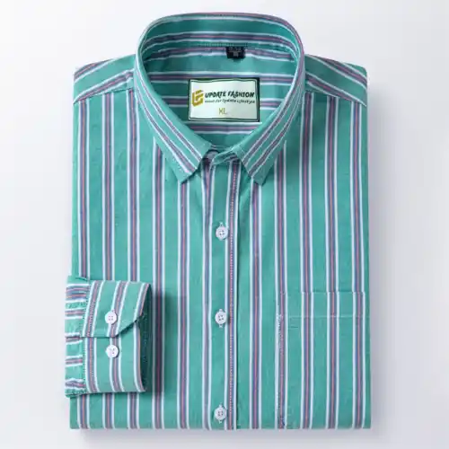 Mens long sleeve Strip shirt