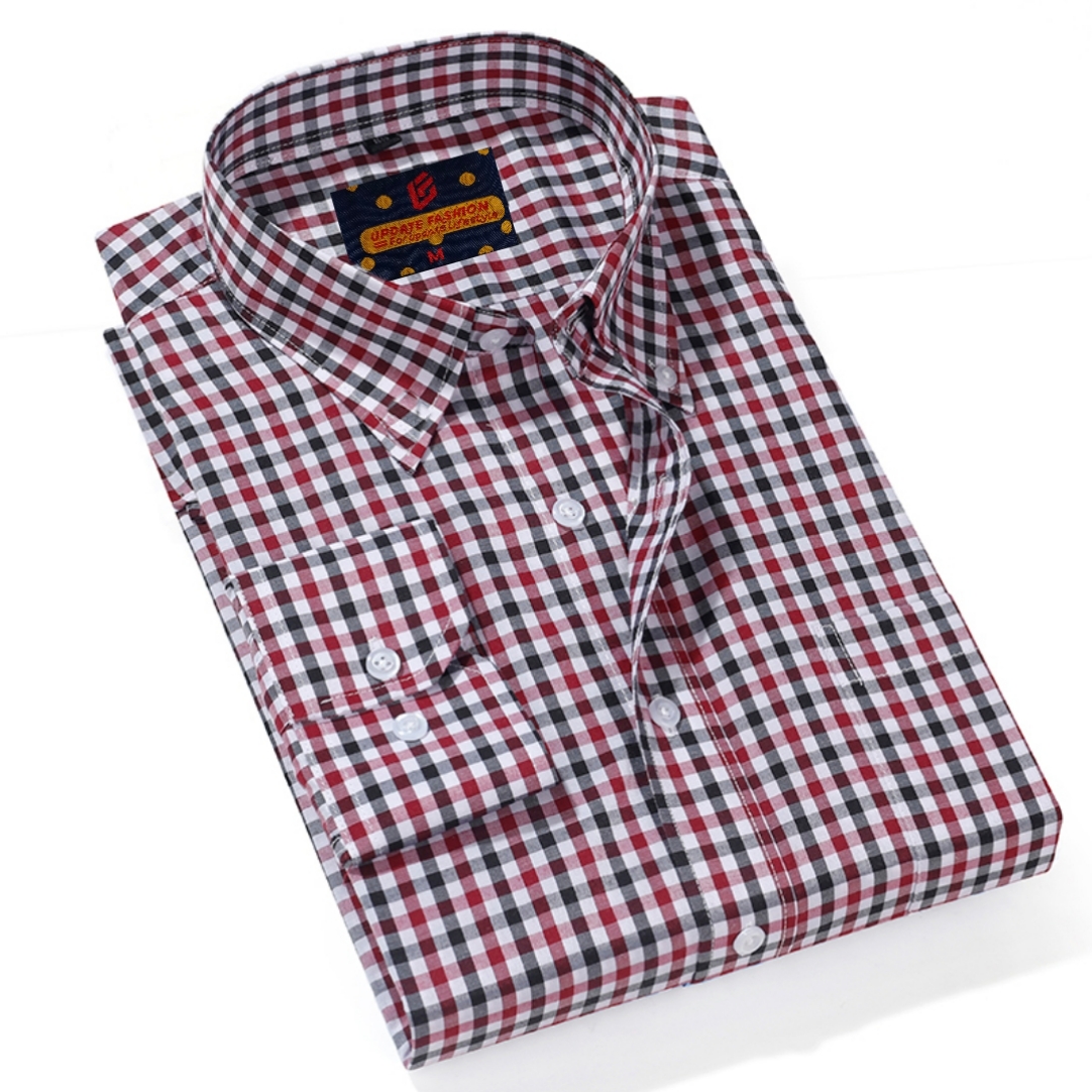 Mens long sleeve Grameen check shirt