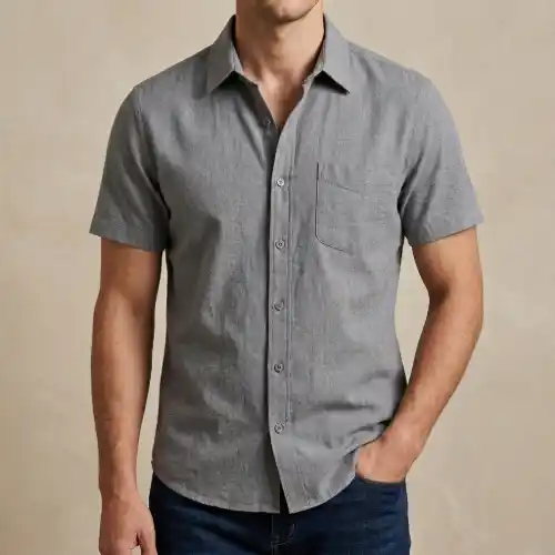 kaizar cotton Half Sleev Shirt For Men's