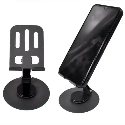 Smart Vlogger's Combo: K8 Wireless Microphone, Q07 Bluetooth Selfie Stick & 360° Rotating Phone Stand