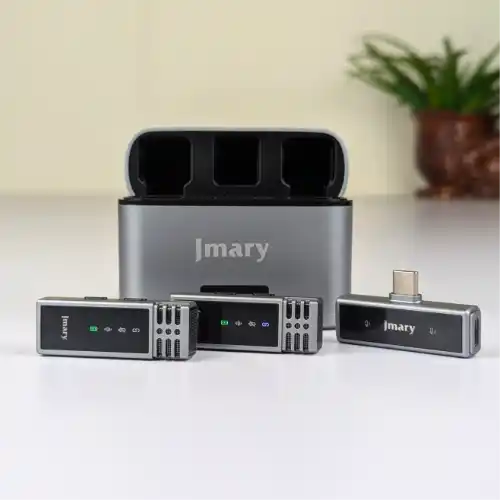 Jmary MW-15-2.4G Wireless Microphone For Mobile TYPE-C Dual Microphone