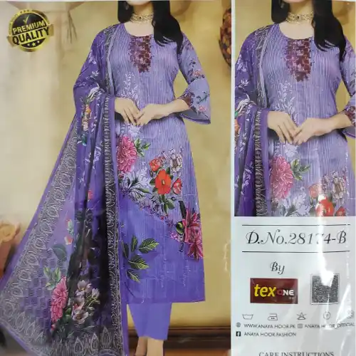 Anaya hoor Rigging Digital printed cotton 3 Piece