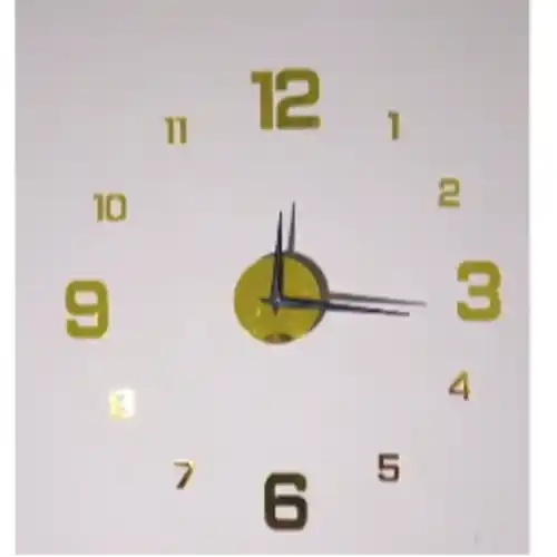 3D DIY Frameless Wall Clock