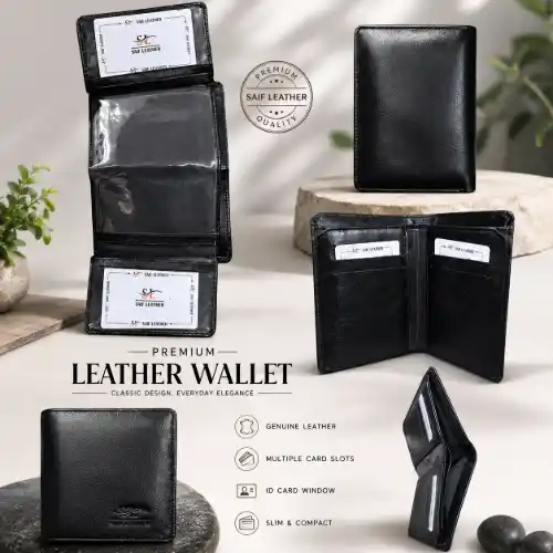 Classic Bifold Card Holder Wallet